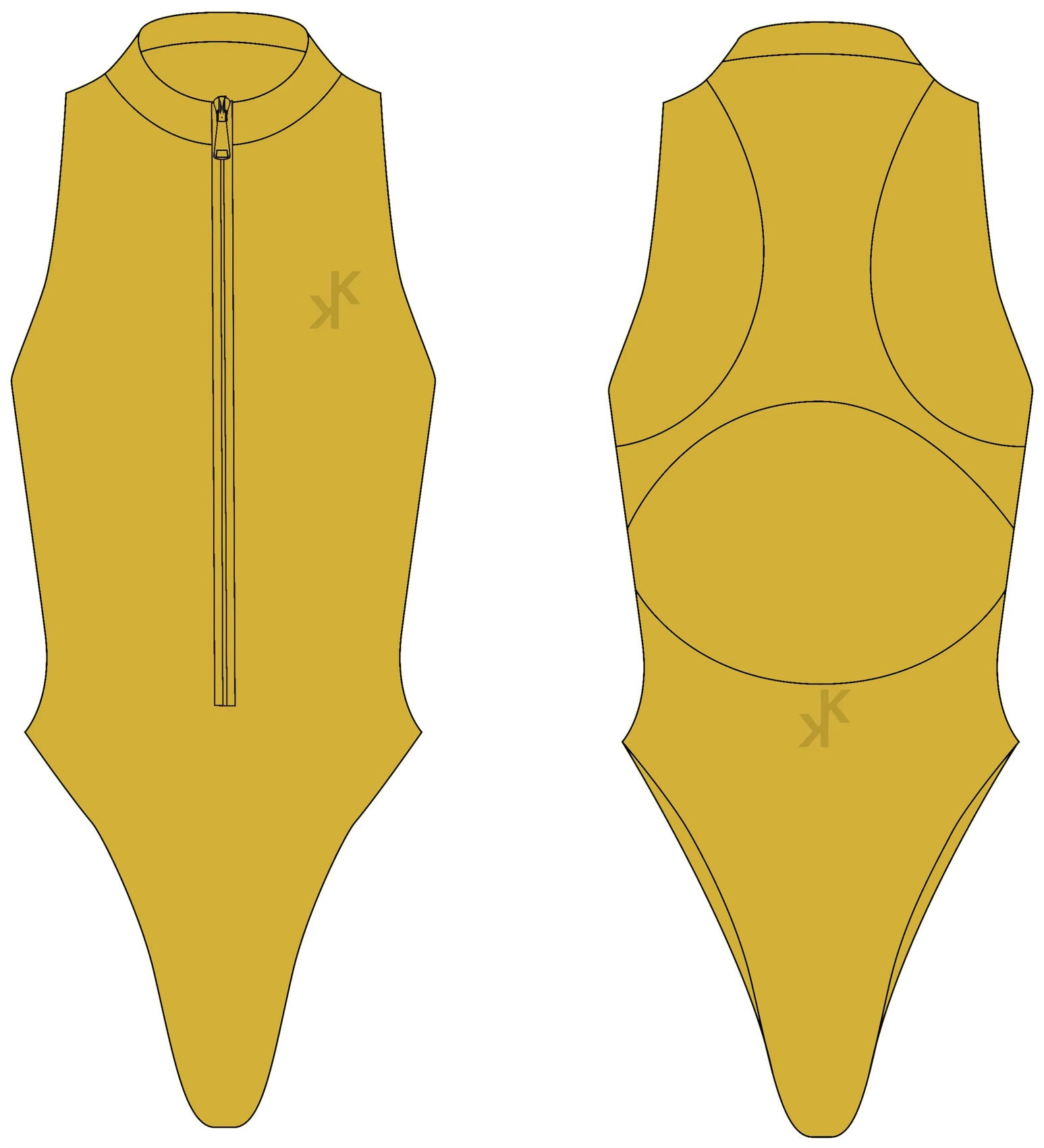 Mustard Field Bodysuit